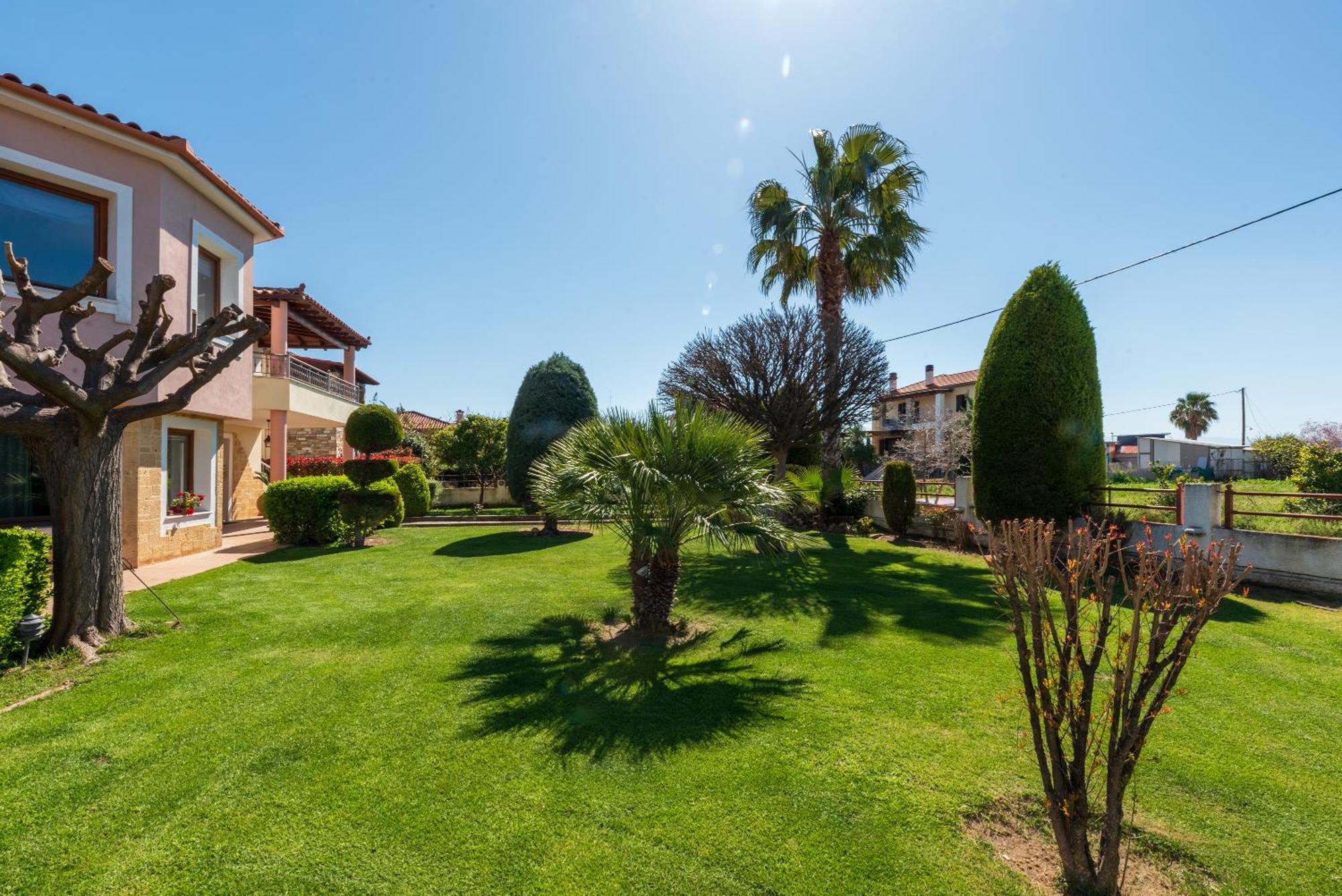 Apartmán Christina'S Twin Palm Trees House Agria Exteriér fotografie