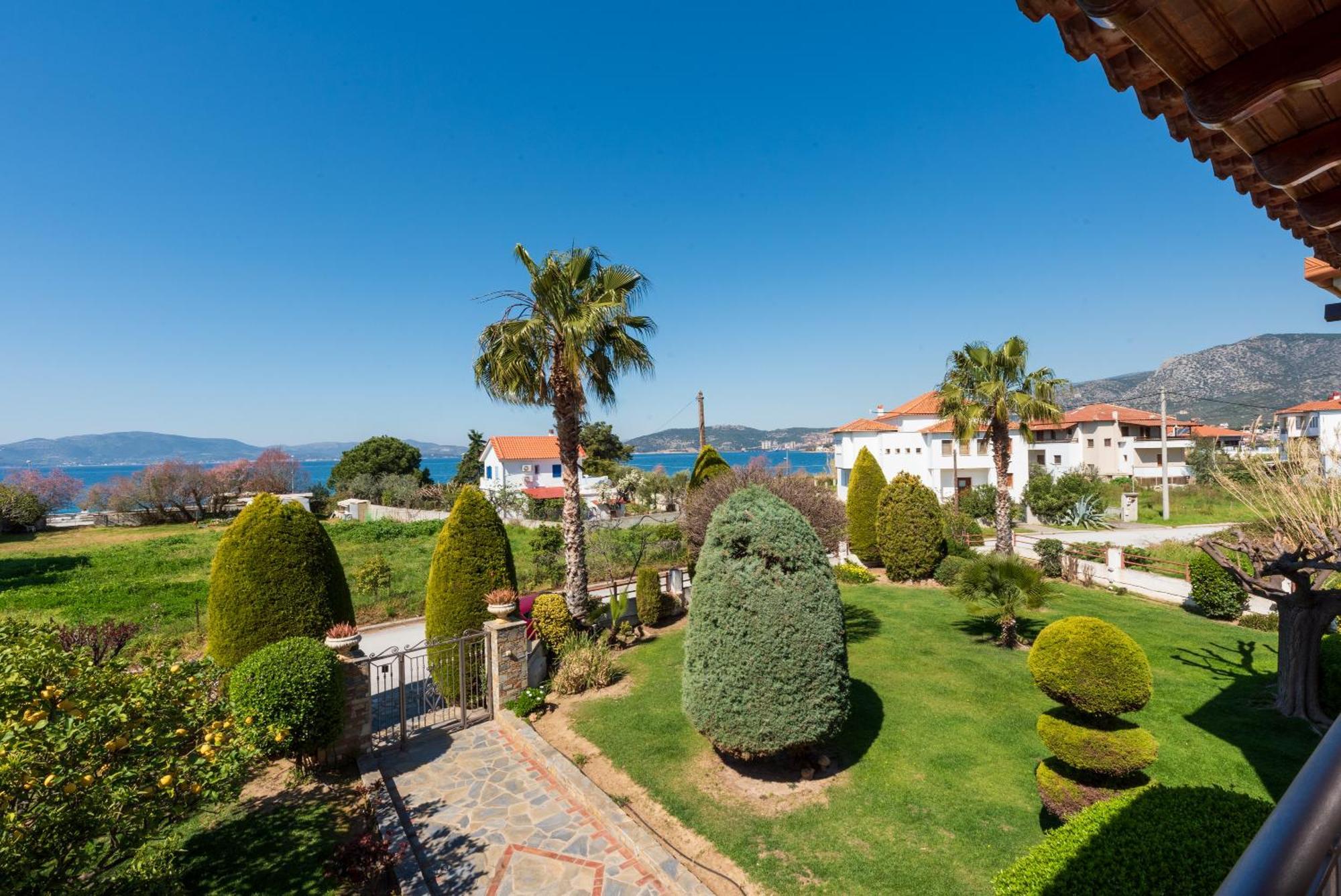 Apartmán Christina'S Twin Palm Trees House Agria Exteriér fotografie
