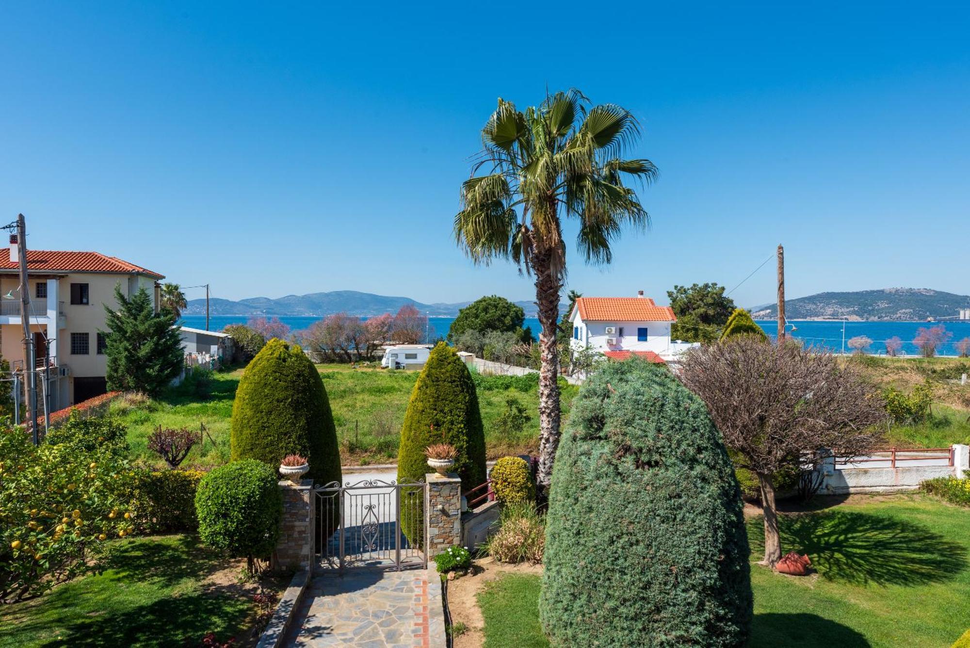 Apartmán Christina'S Twin Palm Trees House Agria Exteriér fotografie